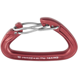 Karabiner Grivel K3G Plume Twin Gate crvena