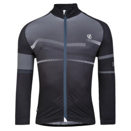 Muški biciklistički dres Dare 2b AEP Revolving L/S crna