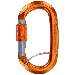 Karabiner Climbing Technology Obx BGL narančasta/siva Titanium/Orange/Titanium