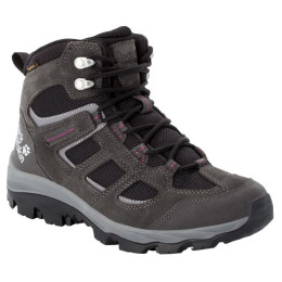 Ženske planinarske cipele Jack Wolfskin Vojo 3 Texapore Mid W tamno siva dark steel / purple