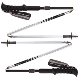 Trekking štapovi Black Diamond Distance Z 130 cm crna/srebrena