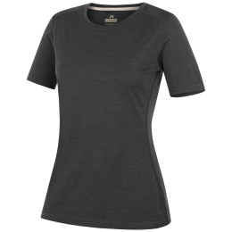 Ženska majica MOOA Merino Lyolite 150 Short crna black melange