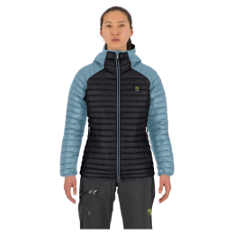 Ženska jakna od perja Karpos Alagna Down W Jacket plava BLACK/FORGET