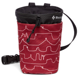 Vrećica za magnezij Black Diamond Gym Chalk Bag S/M crvena DesertPrint