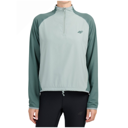Ženska funkcionalna dukserica 4F Sweatshirt Fnk F0908 zelena/svijetlo zelena Teal