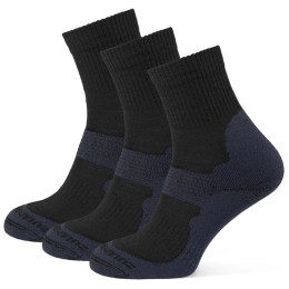 Čarape Zulu Merino Allseason 3-pack crna/siva black/grey