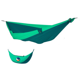 Ležaljka za drvo-baštu Ticket to the moon King Size Hammock zelena/crvena Emerald/Green