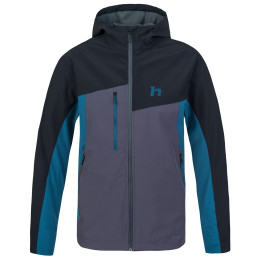 Muška softshell jakna Hannah Carsten II crna/plava anthracite/sailor blue