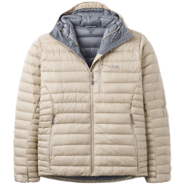 Muška jakna Rab Microlight Alpine Down Hoody bež Dark Pebble
