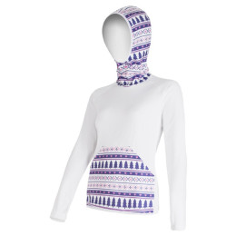 Ženska dukserica Sensor Tecnostretch bílá s kapucí bijela