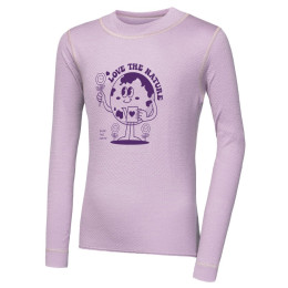 Dječja funkcionalna majica Sensor Merino DF Planet Mystic Violet svijetlo ružičasta Mystic Violet