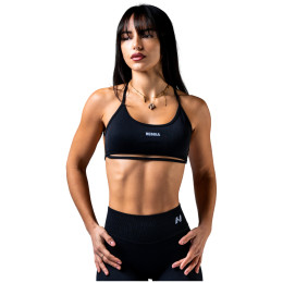 Sportski grudnjak Nebbia Open-back sports Bra Power crna BLACK