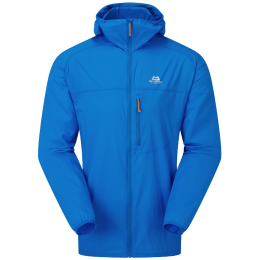Muška vjetrovka Mountain Equipment Aerofoil Hooded Jacket plava Atlantic Blue