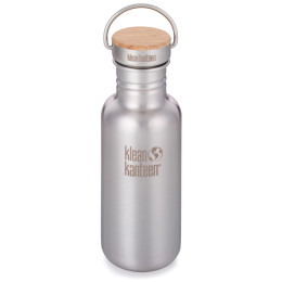 Boca od nehrđajućeg čelika Klean Kanteen Reflect w/Bamboo Cap 532 ml siva Brushed Stainless 