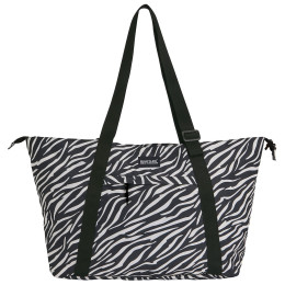 Torba za plažu Regatta Boulder Tote crna/bijela Black White Zebra