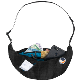Torbice oko struka Ticket to the moon Upcycled Sling Bag crna Black