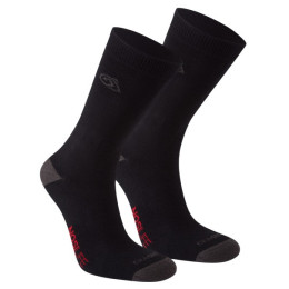Čarape Craghoppers NosiLife Twin Pck Socks crna/siva Blk/DkLead