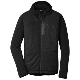 Muška jakna Outdoor Research Men's Deviator Hoody crna/siva Black/Charcoal