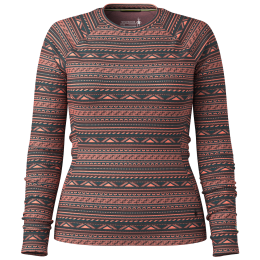 Ženska funkcionalna majica Smartwool W Classic Thermal Merino Base Layer Crew siva/narančasta CORAL REEF SUMMIT SOUL