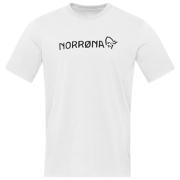 Muška majica Norrona 29 cotton Norrøna viking T-shirt bijela Pure White