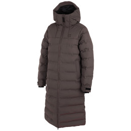 Ženska duga jakna MOOA Thermora Coat smeđa Coffee