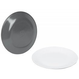 Set tanjura Bo-Camp Dinner plate Two tone - 4ks siva