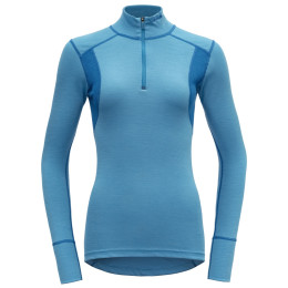 Ženska majica Devold Hiking Half Zip Neck plava Malibu/Skydiver