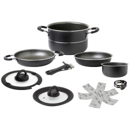 Set posuđa Brunner Pirate NG 7+1 - 20 cm crna