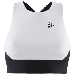 Ženski top Craft UNTMD Cropped bijela/crna WhiteBlack