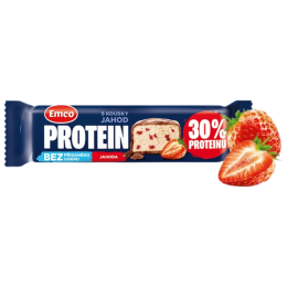 Proteinska pločica Emco Jahodová 50g