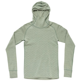 Ženska funkcionalna majica Devold Kvitegga Merino 230 Hoodie Wmn svijetlo zelena RAW WHITE