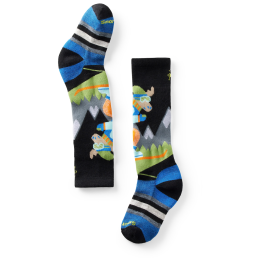 Dječje čarape Smartwool Kids' Wintersport Full Cushion Mountain Moose OTC Socks crna BLACK