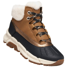 Dječje zimske cipele Geox J Flexyper Plus Girl smeđa/crna TOBACCO/BLACK