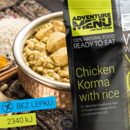 Gotova jela Adventure Menu Piletina Korma s rižom 400 g