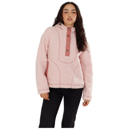 Ženska dukserica Fundango Juniper Pile Jacket ružičasta rose