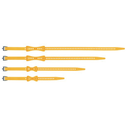 Set univerzalnih traka Sea to Summit Stretch-Loc Set - 20mm 4 Pack žuta Yellow