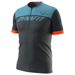Muški biciklistički dres Dynafit Ride Light 1/2 Zip SS Tee M plava/crna