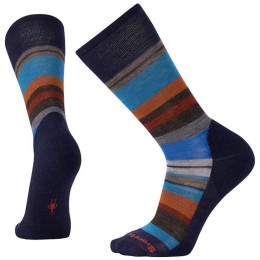 Muške čarape Smartwool Men's Saturnsphere crna/plava DeepNavyHCardamom