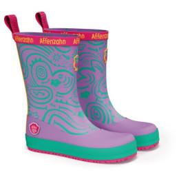 Dječje čizme Affenzahn Rainboot Vegan Plashy Owl Ljubičasta Owl