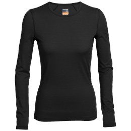 Ženska majica Icebreaker Women's 200 Oasis Long Sleeve crna Black