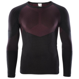 Muške funkcionalne majice Hi-Tec Hino Top crna/crvena