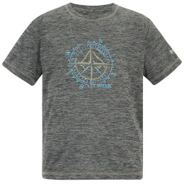 Dječja majica Regatta Alvarado Black Marl siva Black Marl