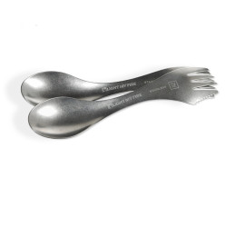 Pribor za kampiranje Spork Light My Fire Swedish Spork 2-pack srebrena stainless