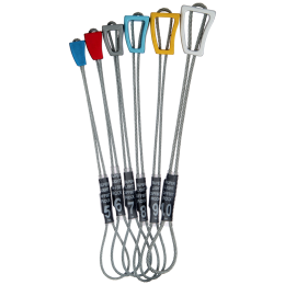 Set mehaničkih klinova za penjanje i alpinizam Wild Country Superlight Offset Rocks 5-10 mješavina boja grey