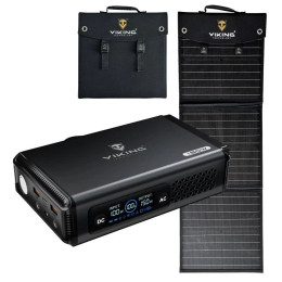 Set Viking Technology Baterijski generator Viking VALI150 i solarni panel Viking L60 PD