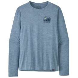 Muška majica Patagonia Cap Cool Daily Graphic Lands LS plava