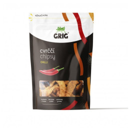 Insekt-cvrčak chipsy Grig Chilli Chips crna