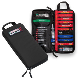 Putni komplet prve pomoći Survival First Aid Kit - Slimline crna Black