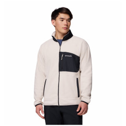 Muška dukserica Columbia Fast Trek™ Overlay Full Zip bež Dark Stone, Black