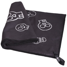 Ručnik Zulu Light 85x150 cm lebky crna